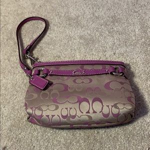 COACH wristlet